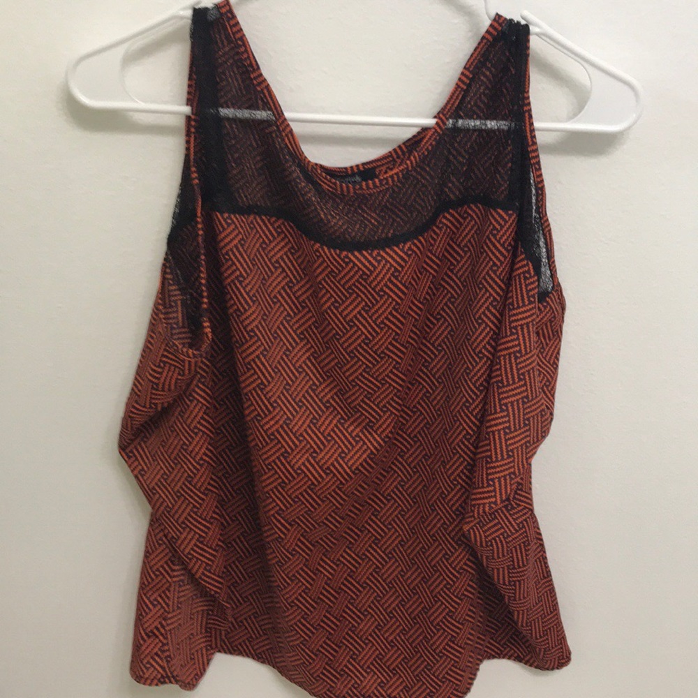 Foreign Exchange Patterned Top